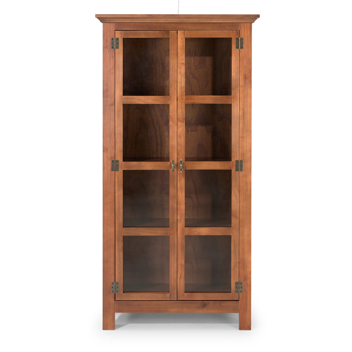 Sunrise Accent Cabinet – 2 Doors with Glass | Walnut | Front