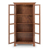 Sunrise Accent Cabinet – 2 Doors with Glass, Solid Pine 71" Tall | Rustic Elegance