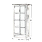Sunrise Accent Cabinet – 2 Doors with Glass | All | Dimension